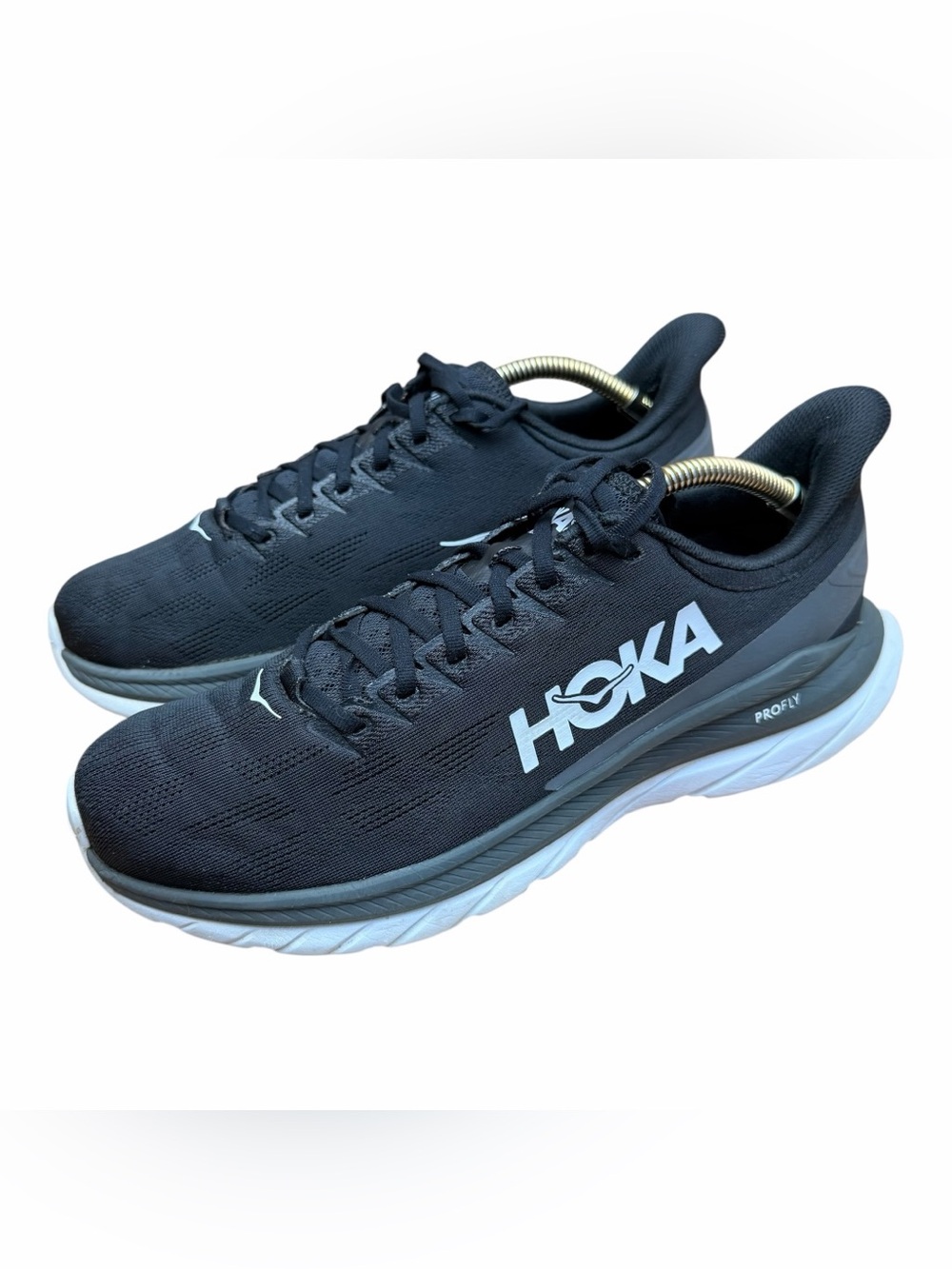 Hoka One Mach 4 Running men  size 11.5 Black Gray Training Shoes
